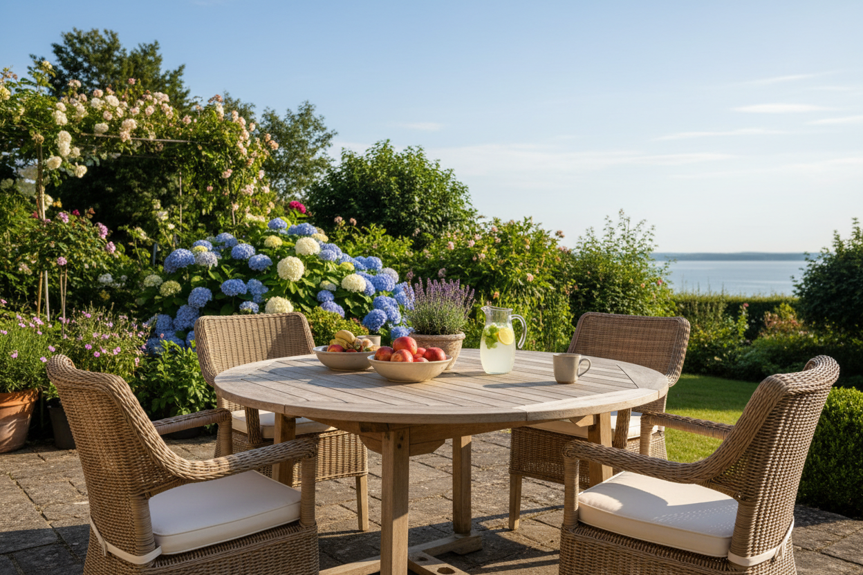 Find det perfekte runde havebord til din terrasse