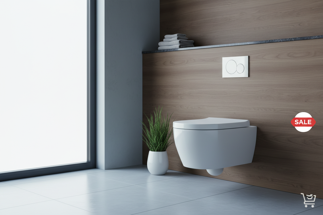 Find Fantastiske Væghængt Toilet Tilbud: Opgrader Dit Badeværelse
