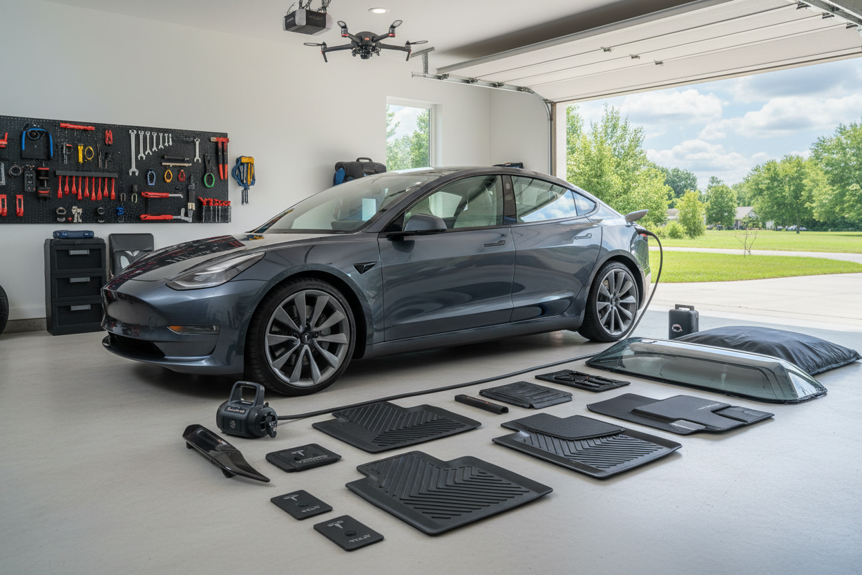 Optimer Din Tesla Model 3: Det Bedste Tilbehør